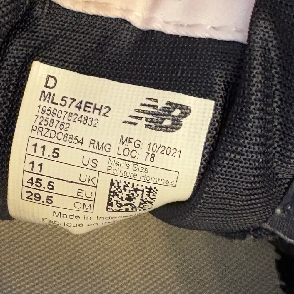 Men’s NB 574 tennis’s shoes - Picture 5 of 5